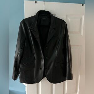 rag & bone - Leather Blazer - Size 10